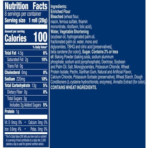 image:imagePillsbury Butter Flake Crescent Rolls 8 Rolls 8 oz