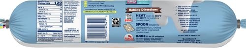 image:imagePillsbury Chocolate Chip Cookie Dough Value Size About 30 Cookies 30 oz30 Ounce Pack of 3