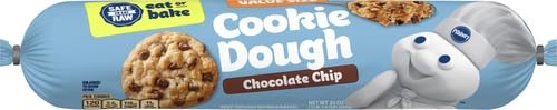 image:imagePillsbury Chocolate Chip Cookie Dough Value Size About 30 Cookies 30 oz30 Ounce Pack of 3