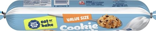 image:imagePillsbury Chocolate Chip Cookie Dough Value Size About 30 Cookies 30 oz30 Ounce Pack of 3