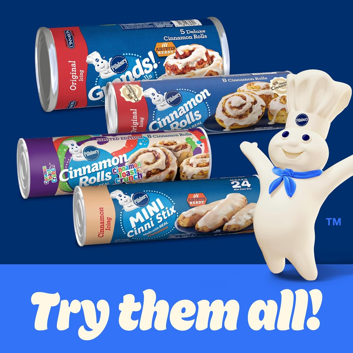 image:imagePillsbury Cinnamon Rolls with Original Icing 8 ct 124 oz124 oz