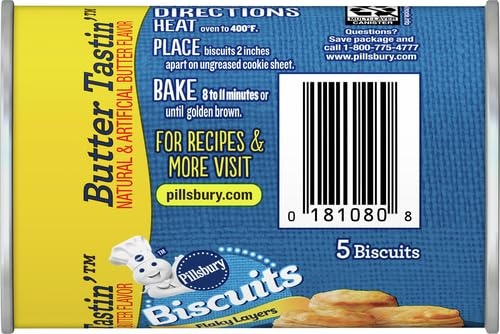 image:imagePillsbury Flaky Layers Butter Tastin Canned Biscuits 5 ct 6 oz30 OZ