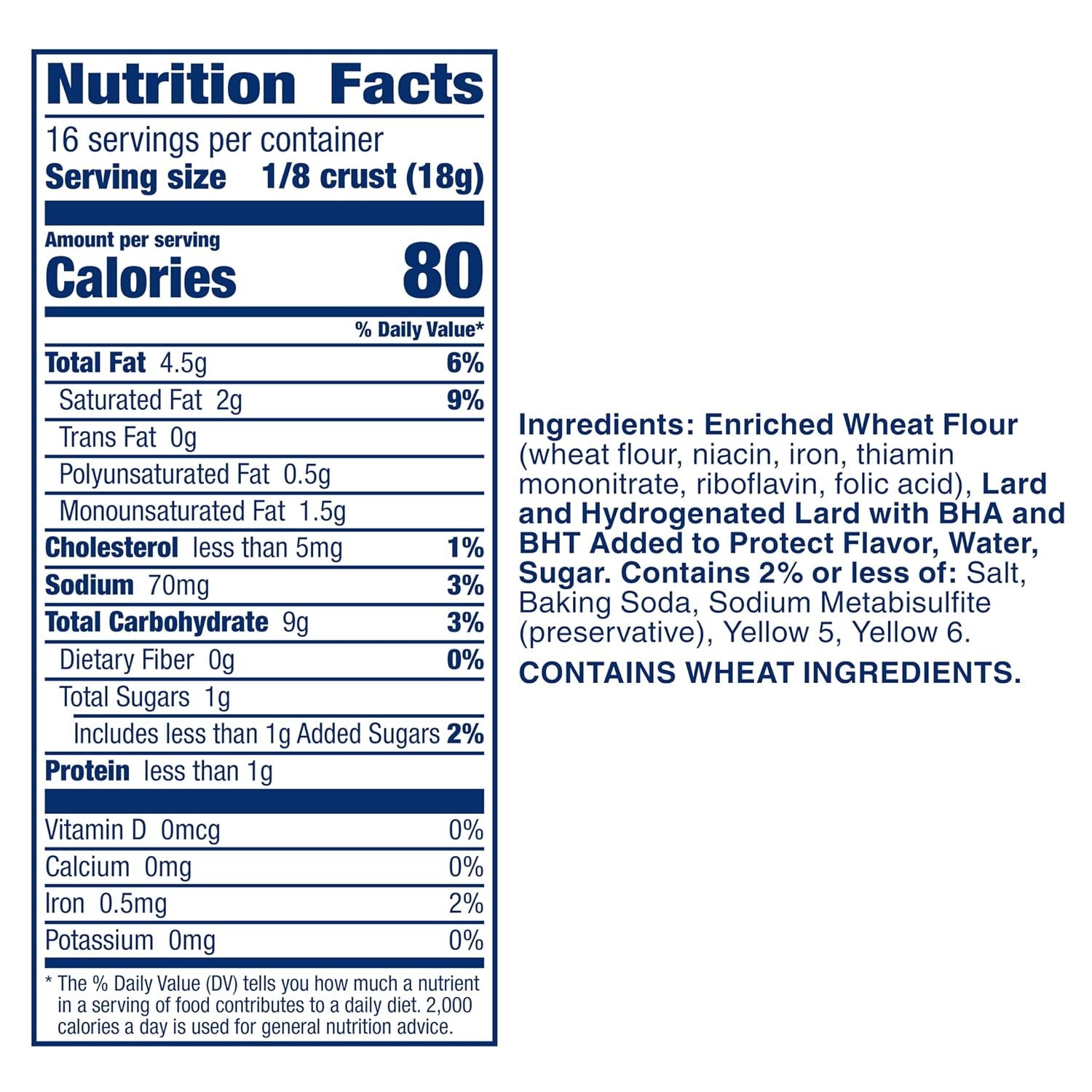 image:imagePillsbury Frozen Pie Crust Regular 9Inch 2 ct 10 oz