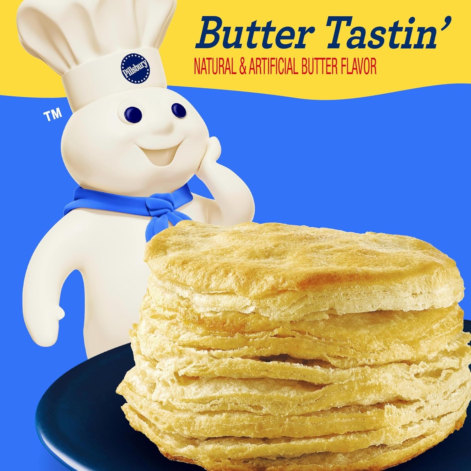 image:imagePillsbury Grands Butter Tastin Flaky Layers Biscuits 8 ct 163 oz