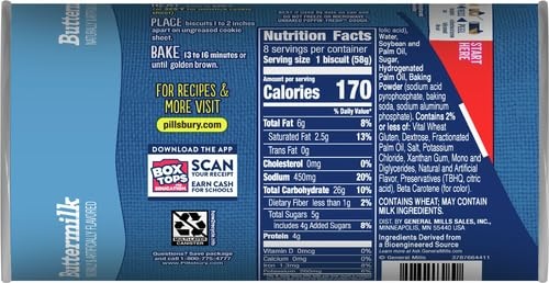 image:imagePillsbury Grands Buttermilk Flaky Biscuit 8 ct 163 oz
