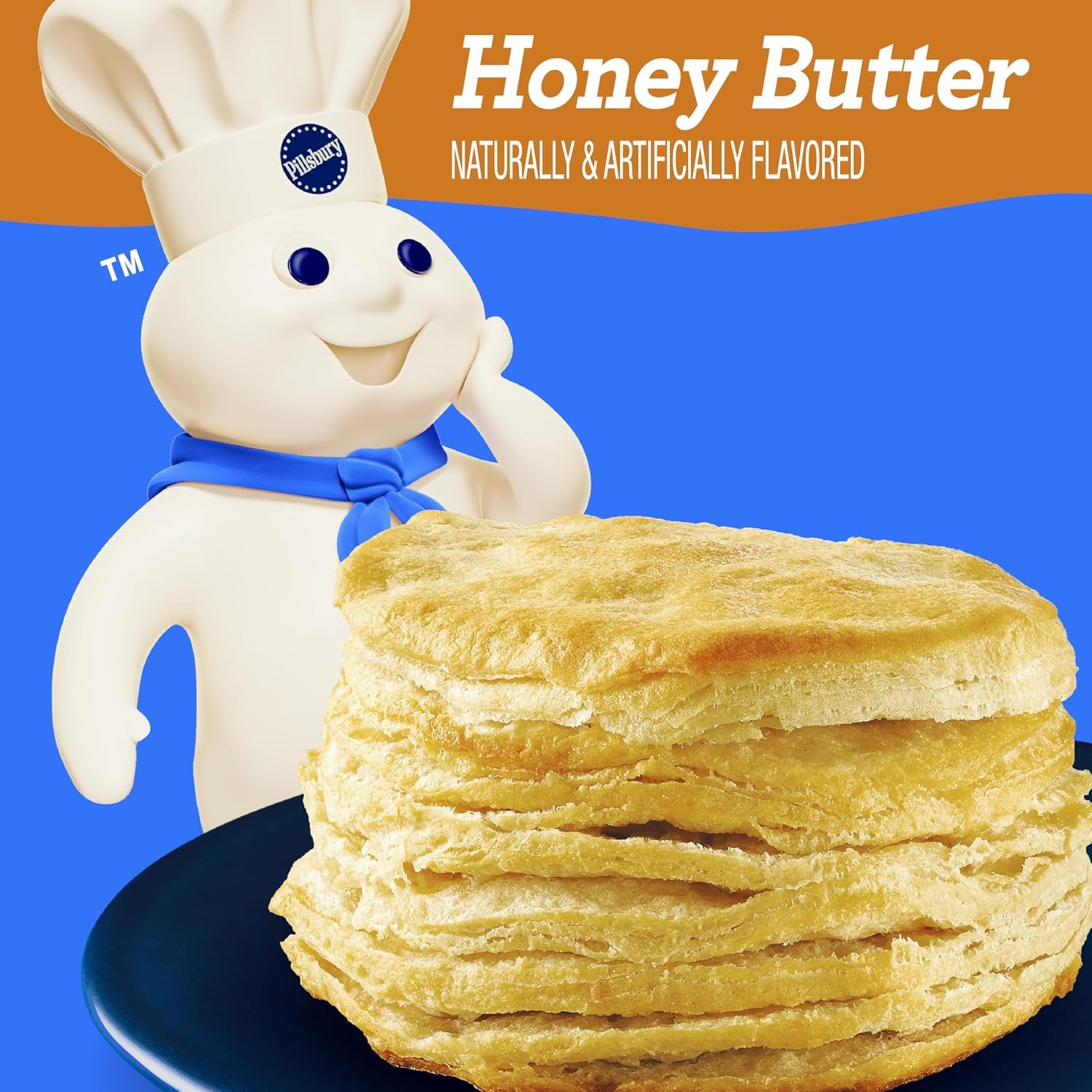 image:imagePillsbury Grands Honey Butter Flaky Layers Biscuits 8 ct 163 oz
