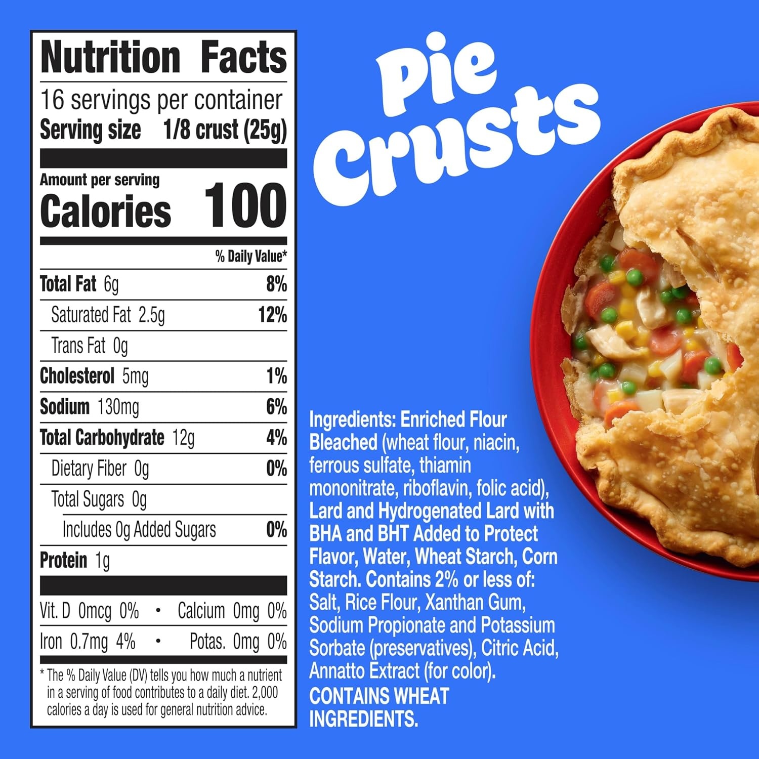 image:imagePillsbury Premade Refrigerated Pie Crust Two Pie Crusts 141 oz2 count Pack of 1