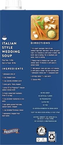 image:imageProgresso Chicken Broth Reduced Sodium Gluten Free 32 oz Pack of 12Reduced Sodium Chicken Broth