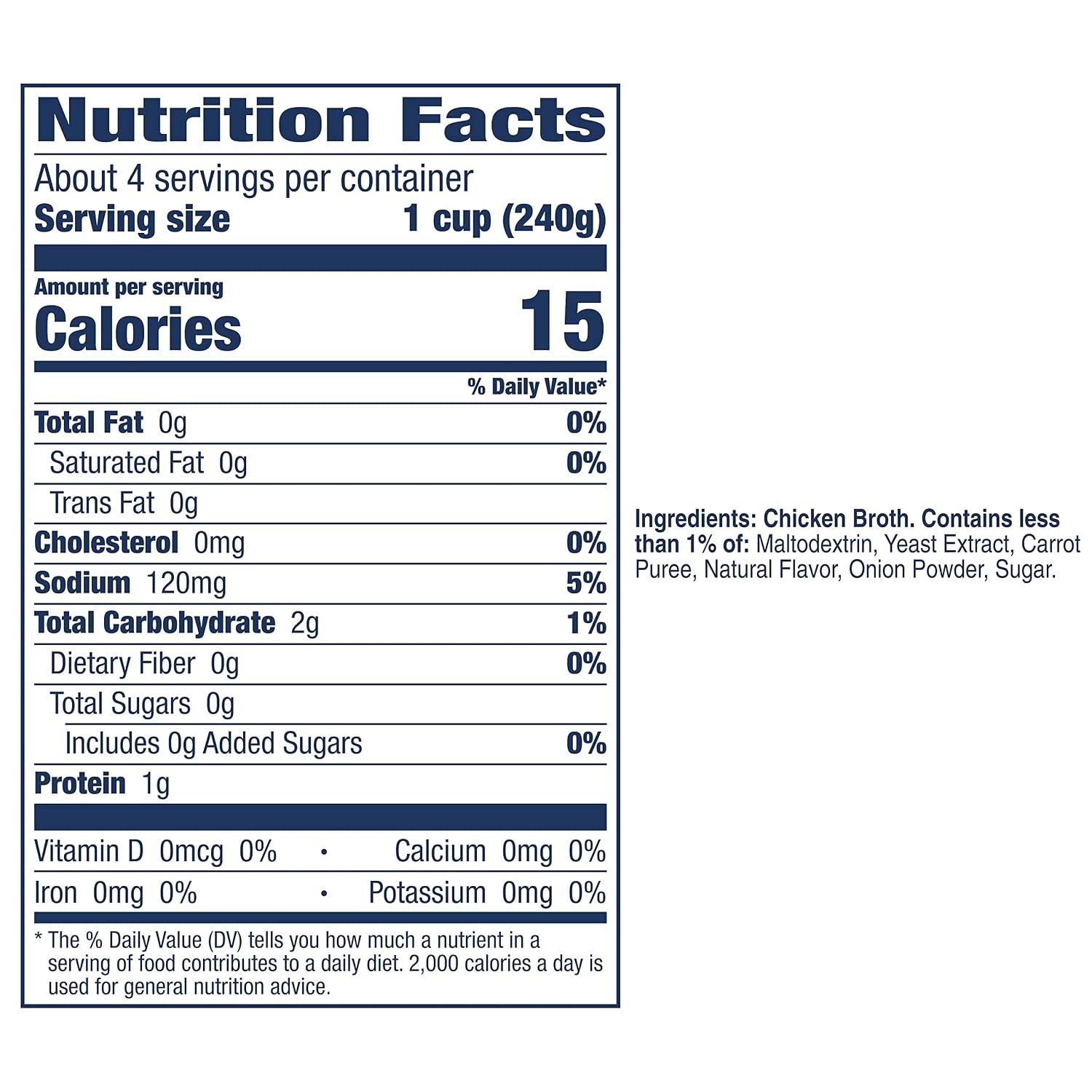 image:imageProgresso Chicken Broth Reduced Sodium Gluten Free 32 oz Pack of 12Unsalted Chicken Broth