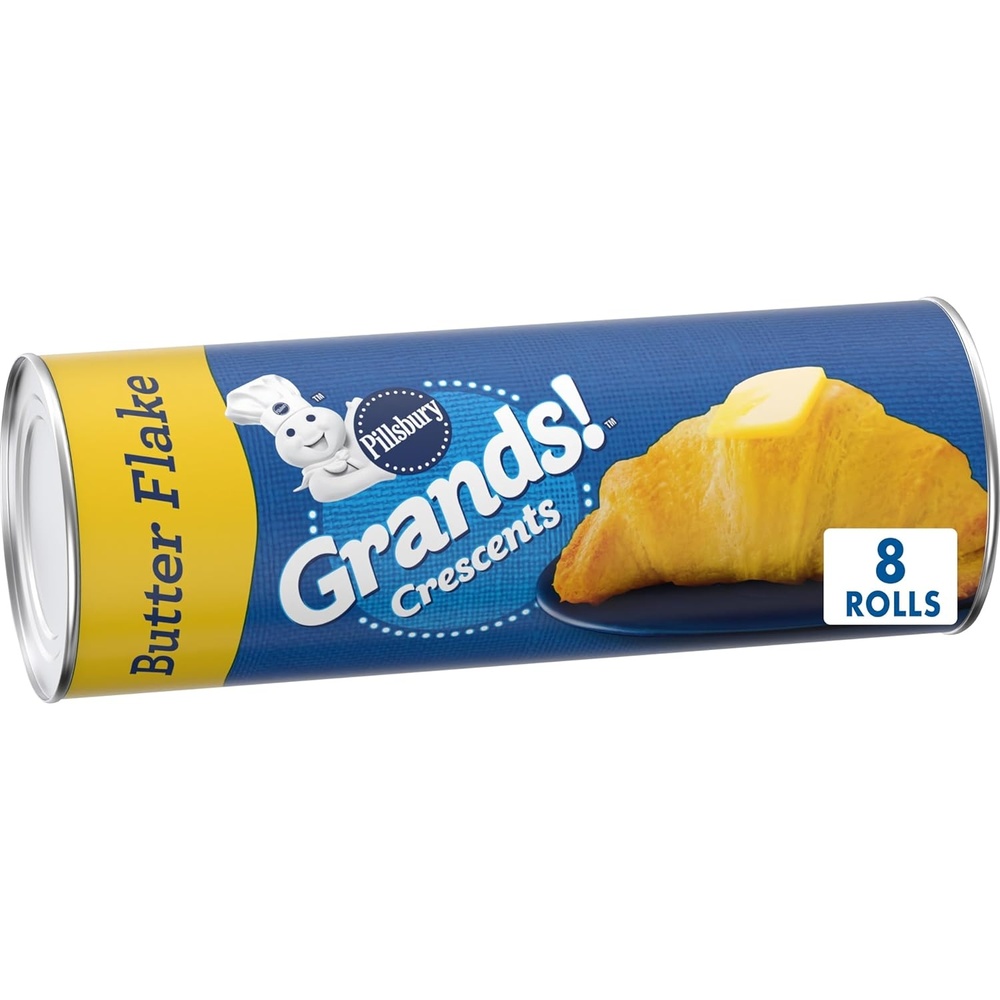 image:imagePillsbury Grands Butter Flake Crescent Rolls Pastry Dough 8 ct 12 oz12 Ounce