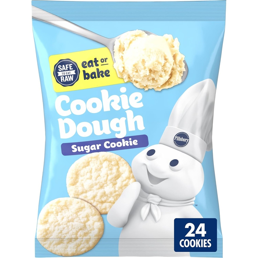 image:imagePillsbury Refrigerated Sugar Cookie Dough Makes 24 Cookies 16 oz