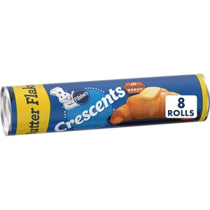 Pillsbury Butter Flake Crescent Rolls, 8 Rolls, 8 oz