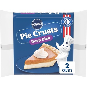 Pillsbury Frozen Pie Crust, Deep Dish, 9-Inch, 2 ct, 12 oz